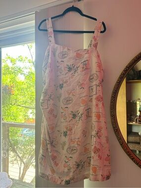 Abercrombie linen fruit dress